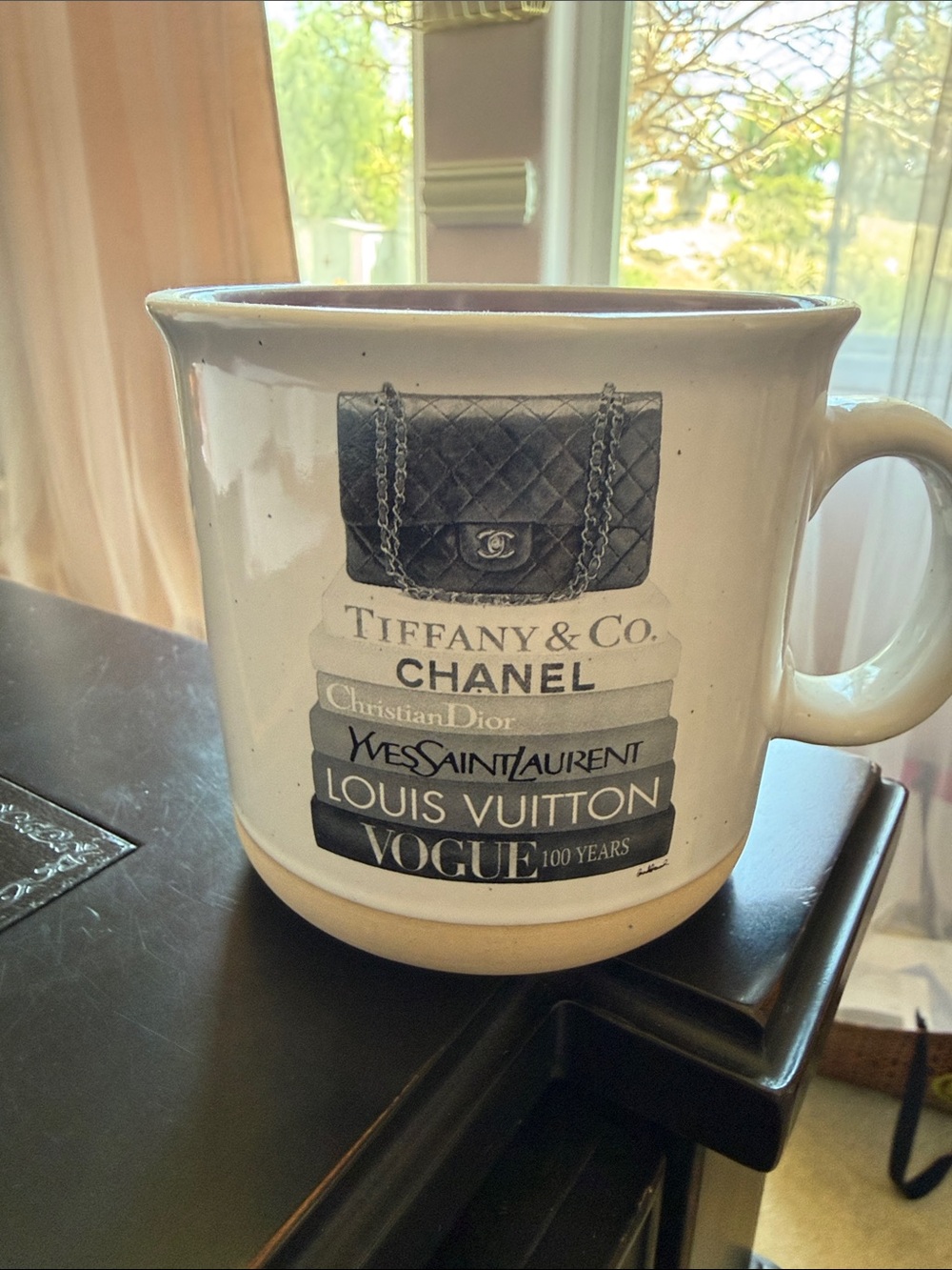 Designer Coffee Mug Tiffany Chanel YSL LV Vogue Dorm girly Room